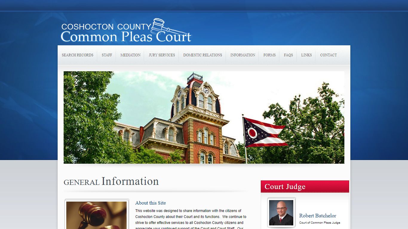 Coshocton County Common Pleas Court - Home